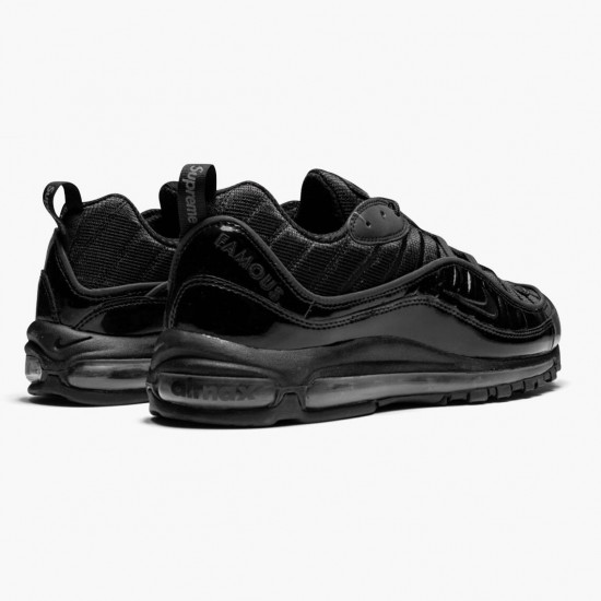 Nike Air Max 98 Supreme Schwarz 844694 001 Herren Turnschuhe