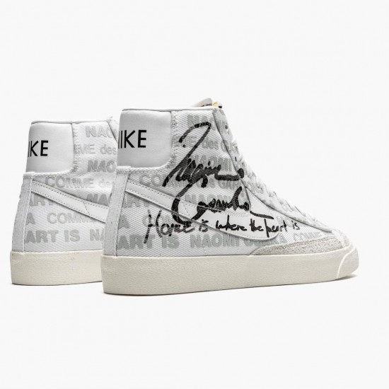 Nike Blazer Mid Comme des Garcons x Naomi Osaka DA5383 100 Herren/Damen Sportschuhe