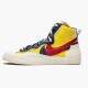 Nike Blazer Mid sacai Snow Beach BV0072 700 Herren/Damen Sportschuhe