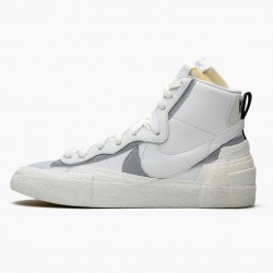 Nike Blazer Mid sacai Weiß Grau BV0072 100 Herren/Damen Sportschuhe