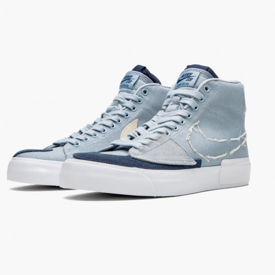 Nike SB Blazer Mid Edge Hack Pack Obsidian Mist CI3833 401 Herren/Damen Sportschuhe