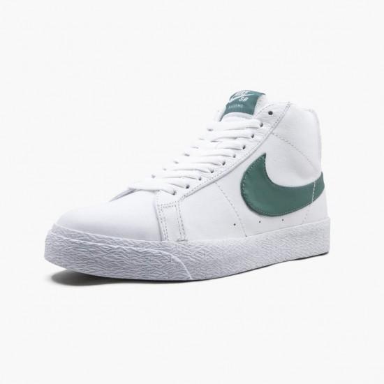 Nike SB Zoom Blazer Mid Weiß Bicoastal CJ6983 100 Herren/Damen Sportschuhe