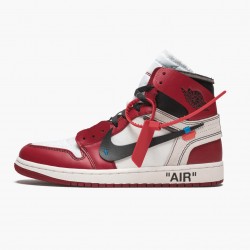 Air Jordan 1 Retro High Off Weiß Chicago AA3834 101 Herren Sportschuhe