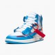 Air Jordan 1 Retro High Off Weiß University Blau AQ0818 148 Herren Sportschuhe