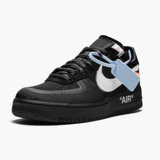 Nike Air Force 1 Low Off Weiß Schwarz Weiß AO4606 001 Herren Sportschuhe