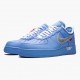 Nike Air Force 1 Low Off Weiß MCA University Blau