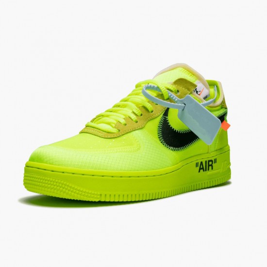 Nike Air Force 1 Low Off Weiß Volt AO4606 700 Herren/Damen Sportschuhe