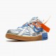 Nike Air Rubber Dunk Off Weiß UNC CU6015 100 Herren Sportschuhe