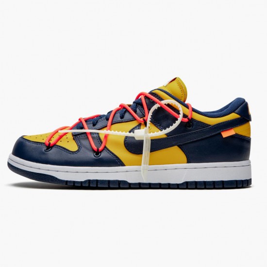 Nike Dunk Low Off Weiß University Gold Midnight Navy CT0856 700 Herren/Damen Sportschuhe