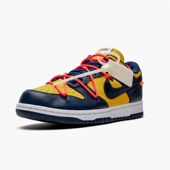 Nike Dunk Low Off Weiß University Gold Midnight Navy CT0856 700 Herren/Damen Sportschuhe