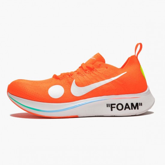 Nike Zoom Fly Mercurial Off Weiß Total Orange AO2115 800 Herren Sportschuhe