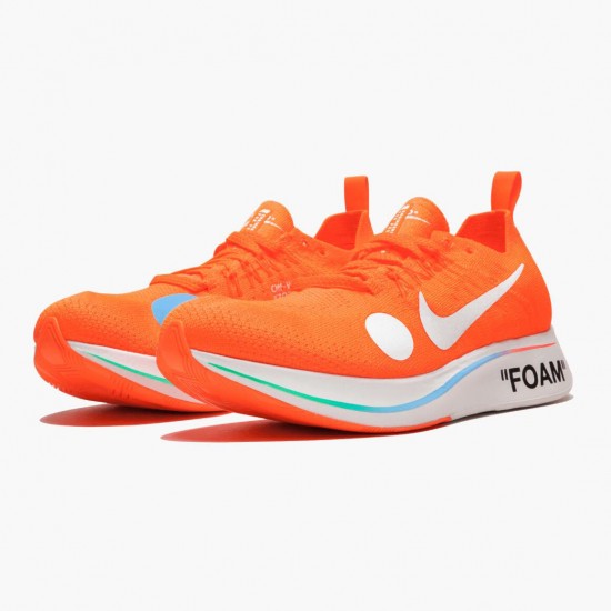 Nike Zoom Fly Mercurial Off Weiß Total Orange AO2115 800 Herren Sportschuhe