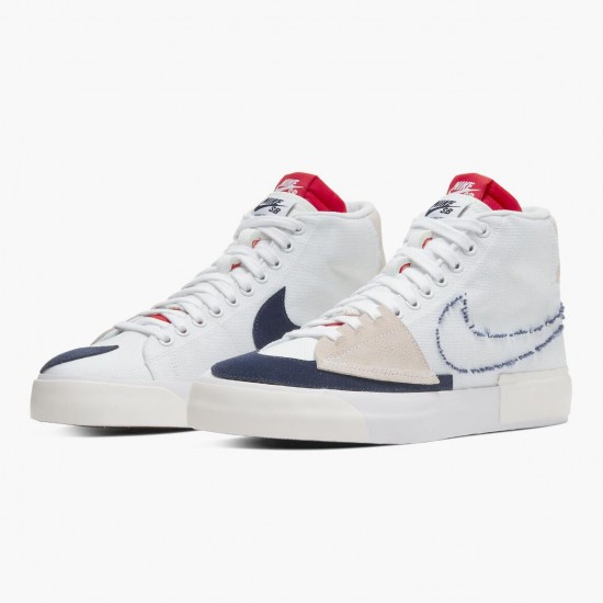 Nike SB Blazer Mid Edge Hack Pack Weiß