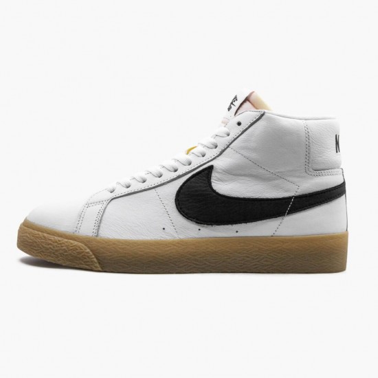 Nike SB Zoom Blazer Mid ISO Orange Label Weiß Gum CD2569 100 Herren/Damen Sportschuhe