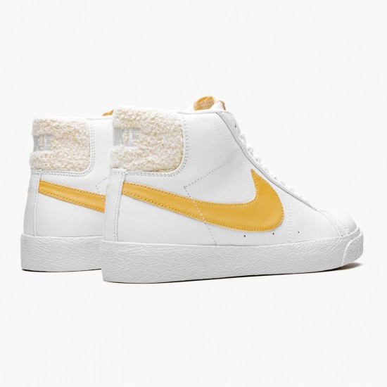 Nike SB Zoom Blazer Mid Weiß Celestial Gold CJ6983 102 Herren/Damen Sportschuhe