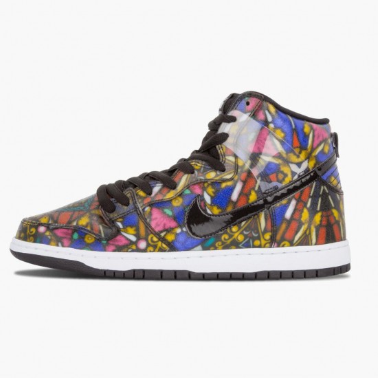 Nike Dunk SB High Cncpts Stained Glass 313171 606 Herren/Damen Sportschuhe