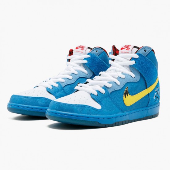 Nike Dunk SB High Familia Blau Ox 313171 471 Herren Sportschuhe