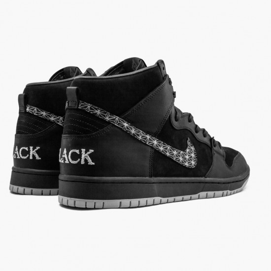 Nike SB Dunk High Schwarz Bar AH9613 002 Herren/Damen Sportschuhe