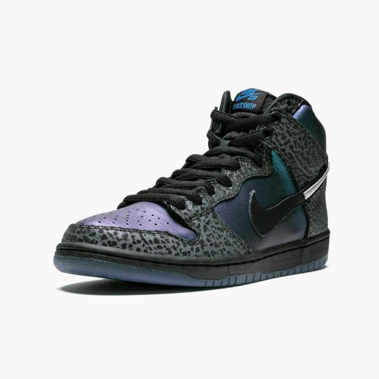 Nike SB Dunk High Schwarz Sheep Hornet BQ6827 001 Herren/Damen Sportschuhe