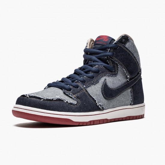 Nike SB Dunk High Reese Forbes Denim CT6680 100 Herren Sportschuhe