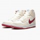 Nike SB Dunk High Sail Bright Crimson CV9499 100 Herren/Damen Sportschuhe