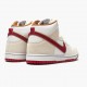 Nike SB Dunk High Sail Bright Crimson CV9499 100 Herren/Damen Sportschuhe