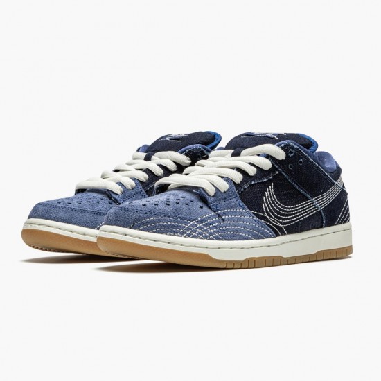 Nike SB Dunk Low Denim Sashiko CV0316 400 Herren/Damen Sportschuhe