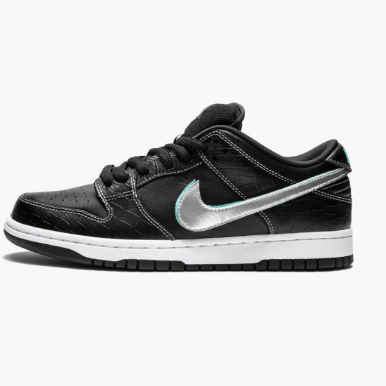 Nike SB Dunk Low Diamond Supply Co Schwarz Diamond BV1310 001 Herren/Damen Sportschuhe