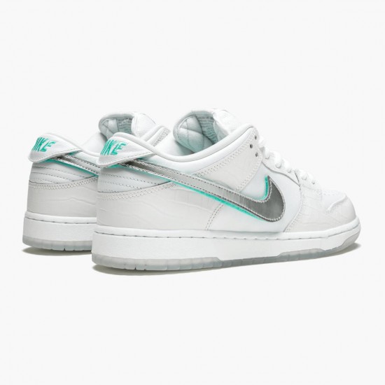 Nike SB Dunk Low Diamond Supply Co Weiß Diamond BV1310 100 Herren/Damen Sportschuhe