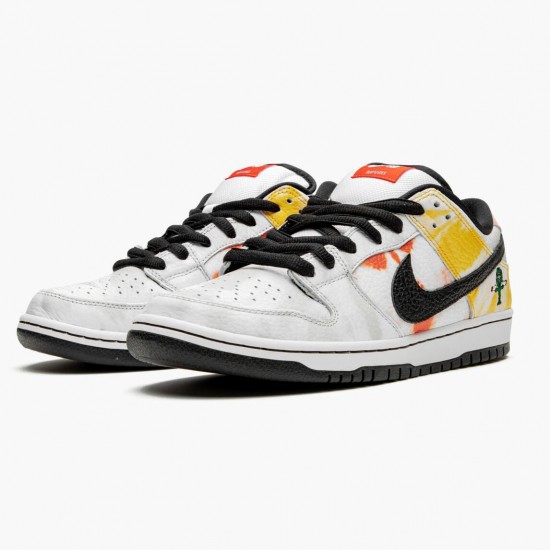 Nike SB Dunk Low Raygun Tie Dye Weiß BQ6832 101 Herren/Damen Sportschuhe