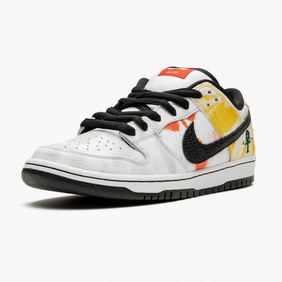 Nike SB Dunk Low Raygun Tie Dye Weiß BQ6832 101 Herren/Damen Sportschuhe