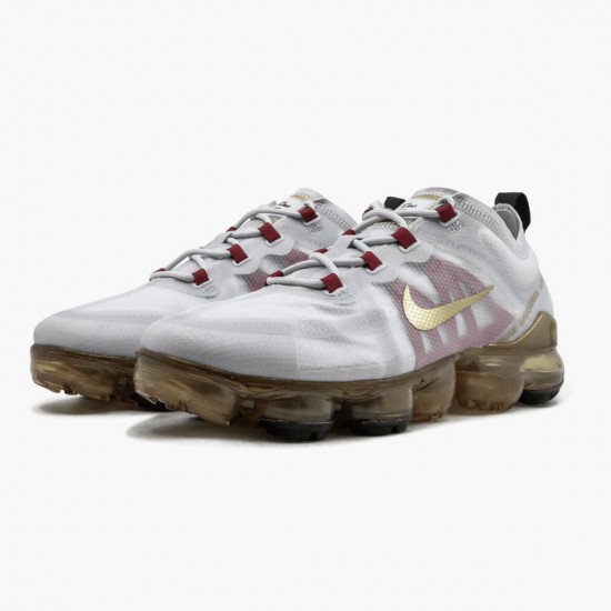 Nike Air VaporMax 2019 Chinese New Year 2019 Pure Platin BQ7038 001 Herren/Damen Turnschuhe