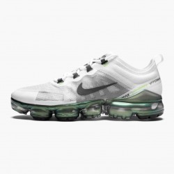 Nike Air VaporMax 2019 Premium Weiß Platin Tint Lime Blast AT6810 100 Herren/Damen Turnschuhe 