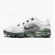 Nike Air VaporMax 2019 Premium Weiß Platin Tint Lime Blast AT6810 100 Herren/Damen Turnschuhe