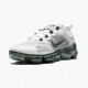 Nike Air VaporMax 2019 Premium Weiß Platin Tint Lime Blast AT6810 100 Herren/Damen Turnschuhe