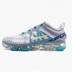 Nike Air VaporMax 2019 Weiß University Gold Wolf Grau CI1240 102 Herren/Damen Turnschuhe 