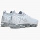 Nike Air VaporMax Flyknit 2 Weiß Vast Grau 942842 105 Herren/Damen Turnschuhe