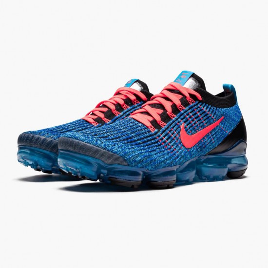 Nike Air VaporMax Flyknit 3 Blau Fury AJ6900 401 Herren Turnschuhe