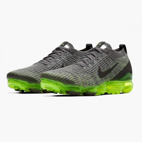 Nike Air VaporMax Flyknit 3 Gunsmoke Volt AJ6900 009 Herren Turnschuhe