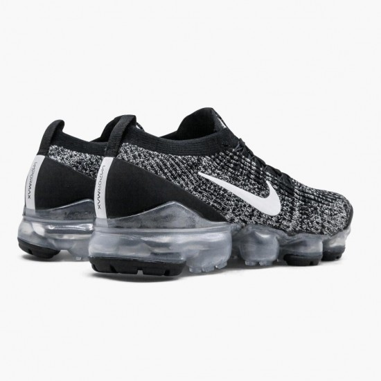 Nike Air VaporMax Flyknit 3 Oreo AJ6910 001 Herren/Damen Turnschuhe