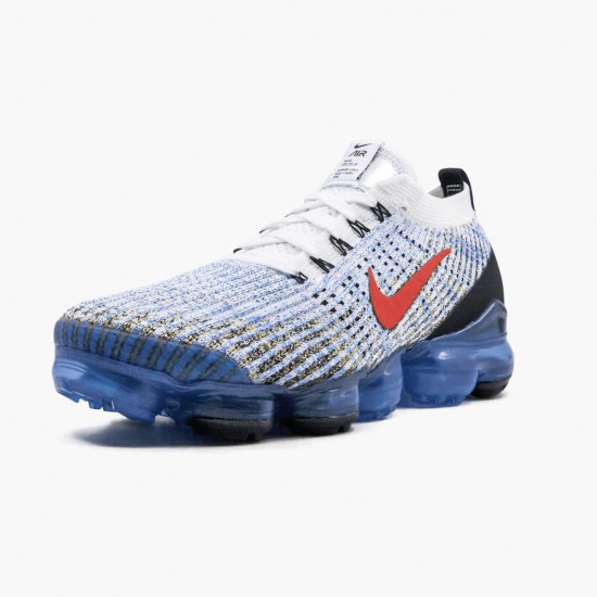 Nike Air VaporMax Flyknit 3 Photo Blau Club Gold AJ6900 106 Herren Turnschuhe