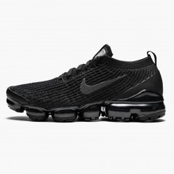 Nike Air VaporMax Flyknit 3 Triple Schwarz AJ6910 002 Herren Turnschuhe 