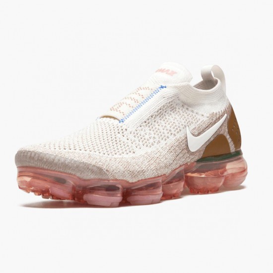 Nike Air VaporMax Moc 2 Sail Wheat AH7006 100 Herren/Damen Turnschuhe