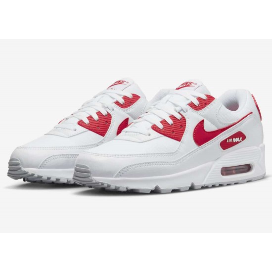 Nike Air Max 90 Weiß Rot dx8966-100