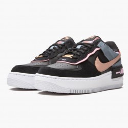 Wmns Air Force 1 Low Shadow Schwarz Light Arctic Rosa Claystone Rot CU5315-001