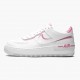 Wmns Air Force 1 Low Shadow Weiß/Magic Flamingo Turnschuhe CI0919-102