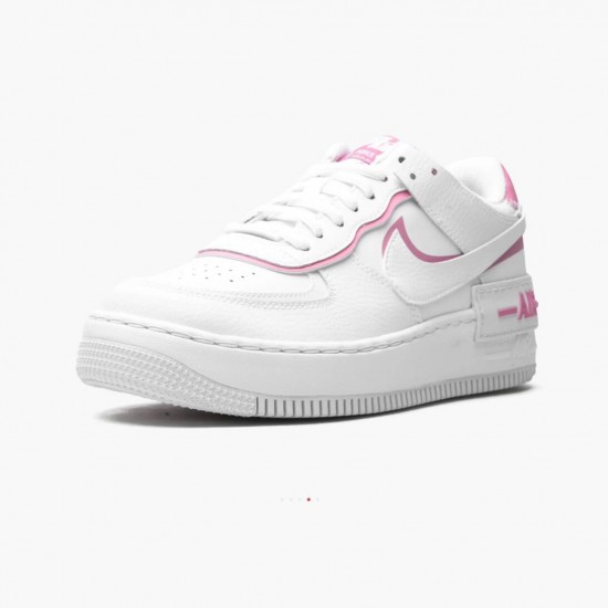 Wmns Air Force 1 Low Shadow Weiß/Magic Flamingo Turnschuhe CI0919-102