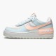 Wmns Air Force 1 Shadow Barely Grün Crimson Tint Turnschuhe CU8591 104