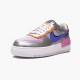 Wmns Air Force 1 Shadow Metallic Silber Turnschuhe CW6030-001