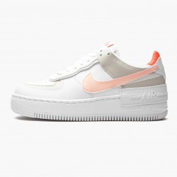 Wmns Air Force 1 Shadow Weiß/Crimson Tint Turnschuhe DH3896-100